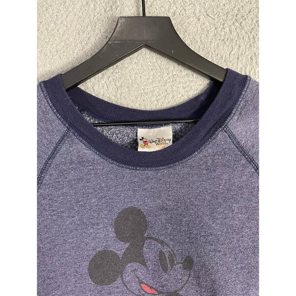 Walt Disney World Mickey Mouse Purple Crewneck Sweatshirt Women's Medium - Picture 3 of 6